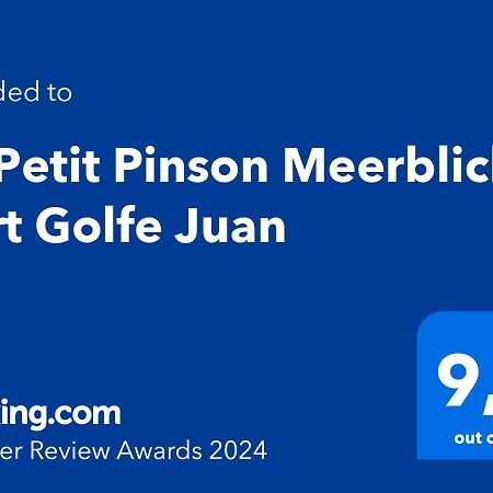 Le Petit Pinson Meerblick Port Golfe-Juan Luaran gambar